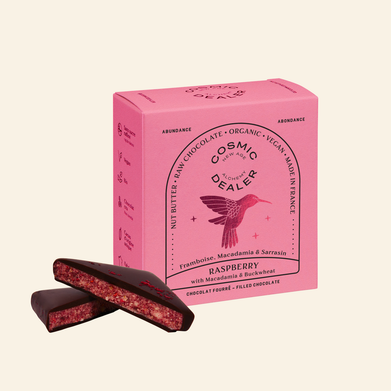 Boîte de Chocolats Framboise, Sarrasin & Macadamia