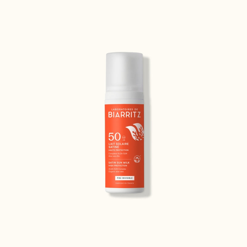 Lait solaire satiné SPF50